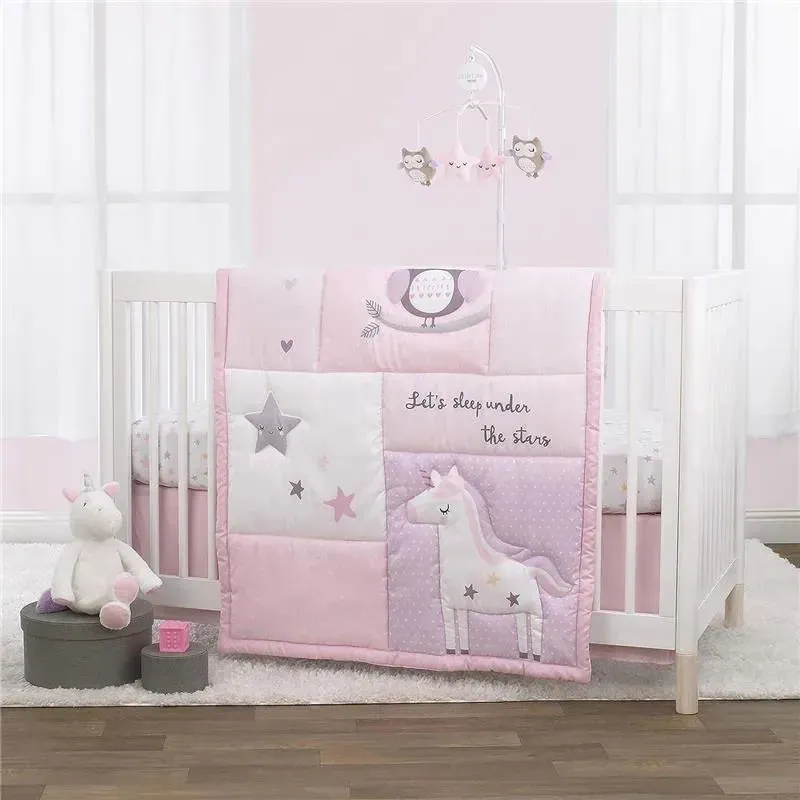 Nojo - Shine On My Love Fitted Crib Sheet Girl