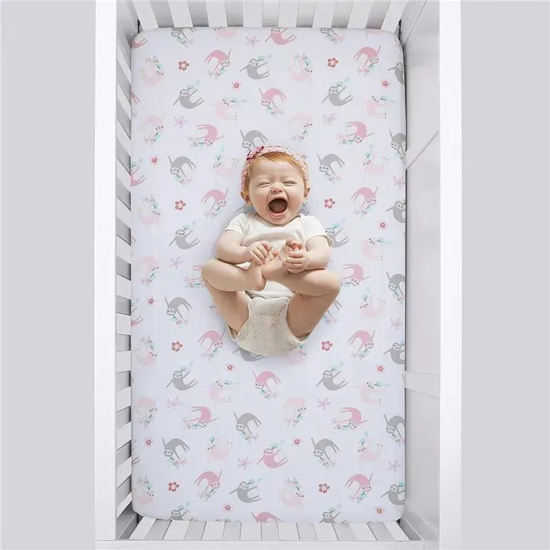 Nojo - Tropical Garden Fitted Crib Sheet