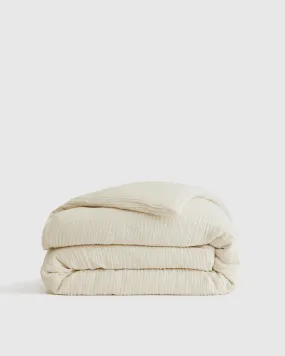 Organic Airy Gauze Duvet Cover | Quince