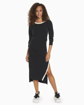 Organic Midi Track Style Dress Dress