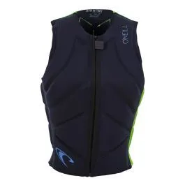 O'Neill Youth Slasher Comp Impact Vest - Abyss/Dayglow