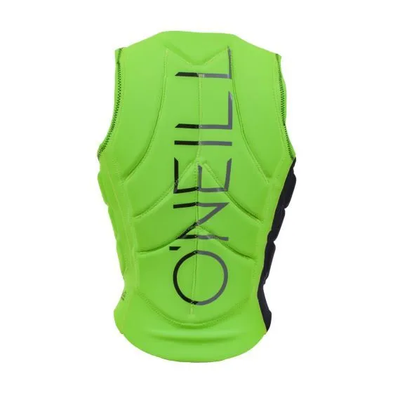 O'Neill Youth Slasher Comp Impact Vest - Abyss/Dayglow