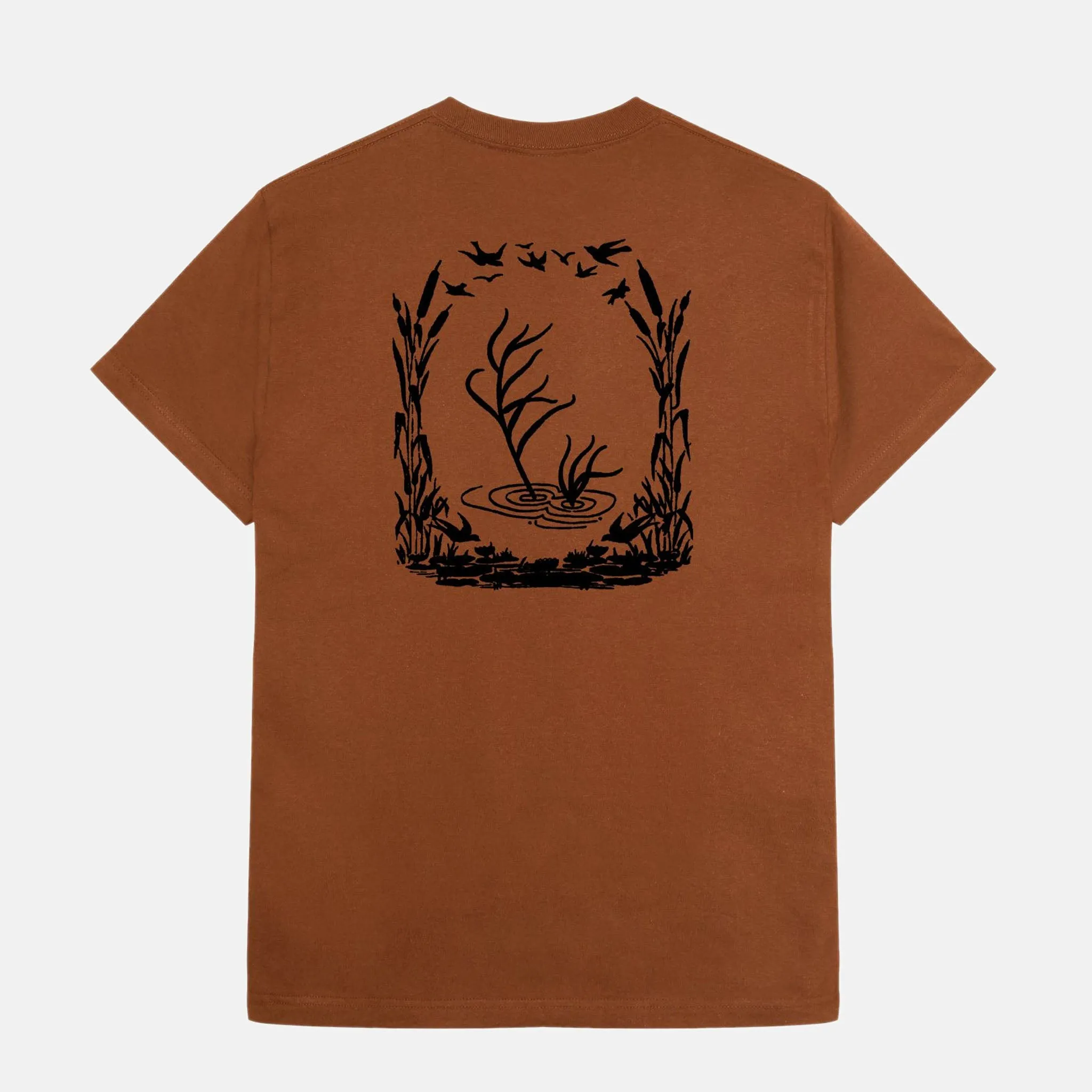 Pass Port Skateboards - Everglade T-Shirt - Texas Orange