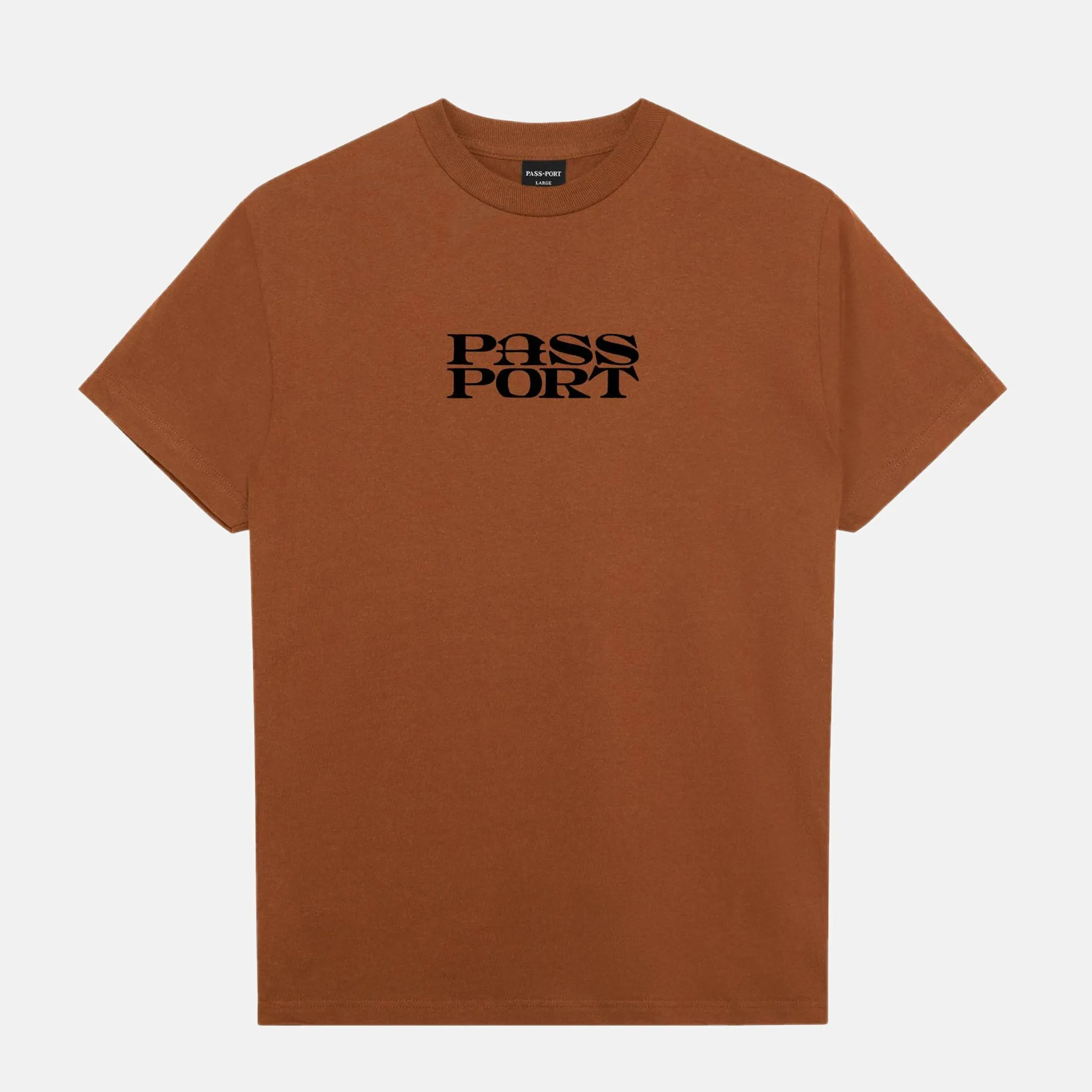 Pass Port Skateboards - Everglade T-Shirt - Texas Orange