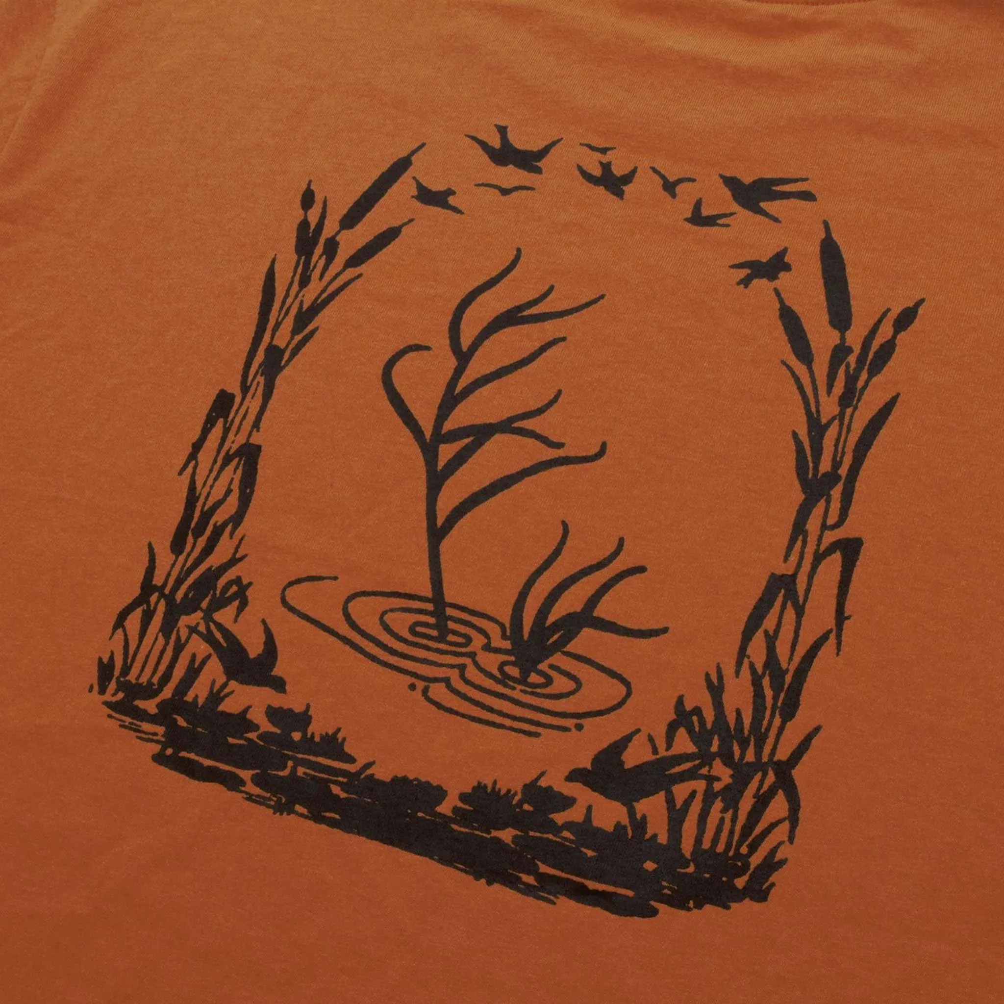 Pass Port Skateboards - Everglade T-Shirt - Texas Orange