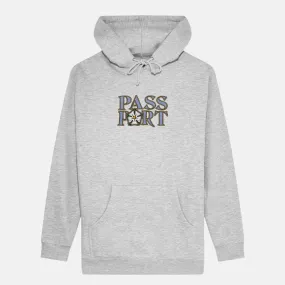 Pass Port Skateboards - Rosa Embroidered Hooded Sweatshirt - Ash Heather