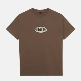 Pass Port Skateboards - Whip Embroidery T-Shirt - Chocolate