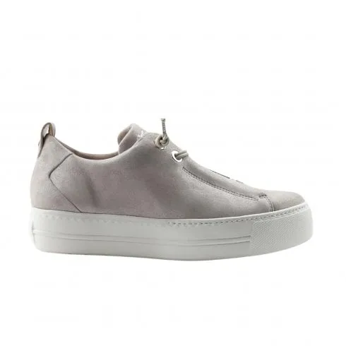 Paul Green 5017-29 | Samtziege Met. Cachemire Nubuck | Womens Chunky Sole Trainers