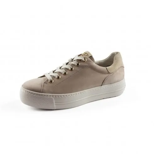 Paul Green 5320-03 | Antelope/Sand Nubuck/Suede | Womens Casual Trainers