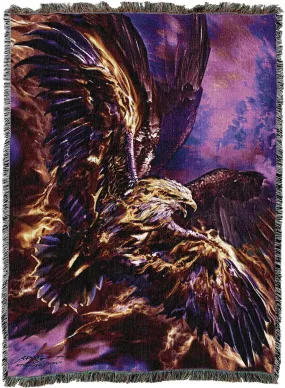 Phoenix Rising Tapestry Blanket