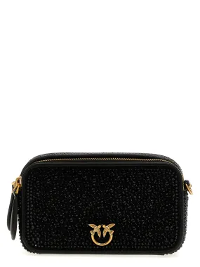 PINKO    Pinko 'Camera Case Full Strass' Crossbody Bag