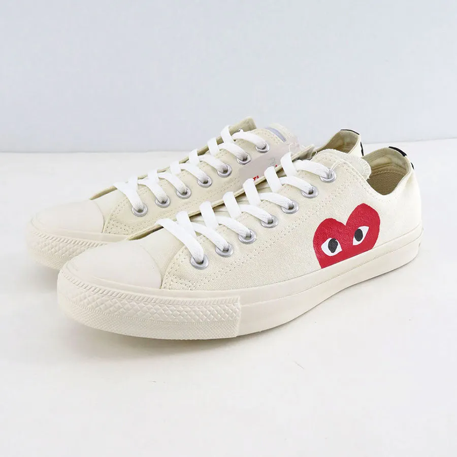 【PLAY COMME des GARCONS】PLAY CONVERSE CHUCK TAYLOR (WHITE)AZ-K114-001