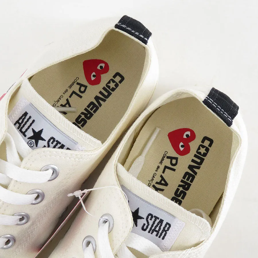 【PLAY COMME des GARCONS】PLAY CONVERSE CHUCK TAYLOR (WHITE)AZ-K114-001