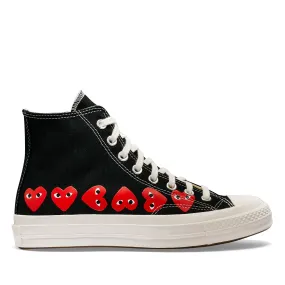 Play Converse  Multi Red Heart Chuck Taylor All Star '70 High Sneakers Black 