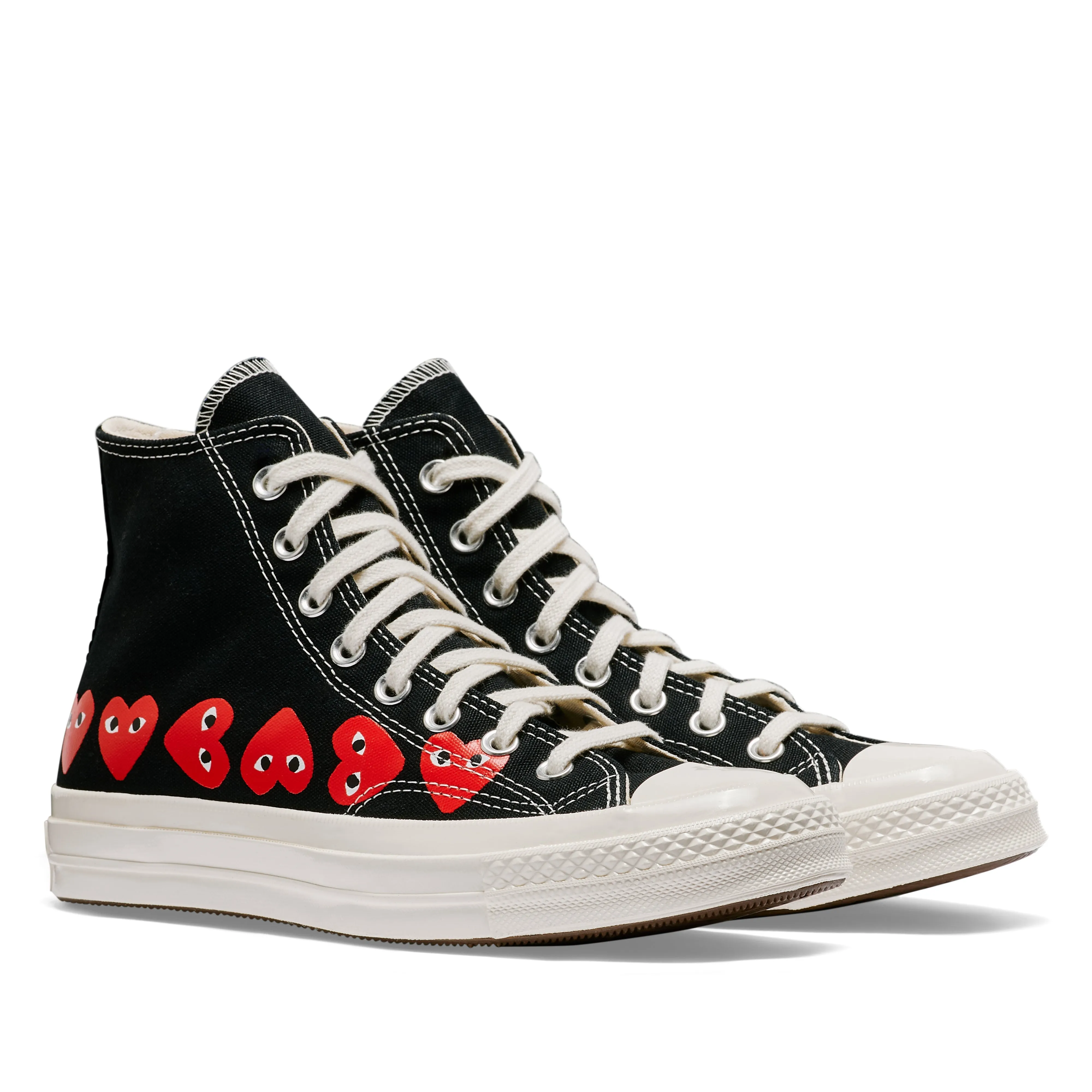 Play Converse  Multi Red Heart Chuck Taylor All Star '70 High Sneakers Black 