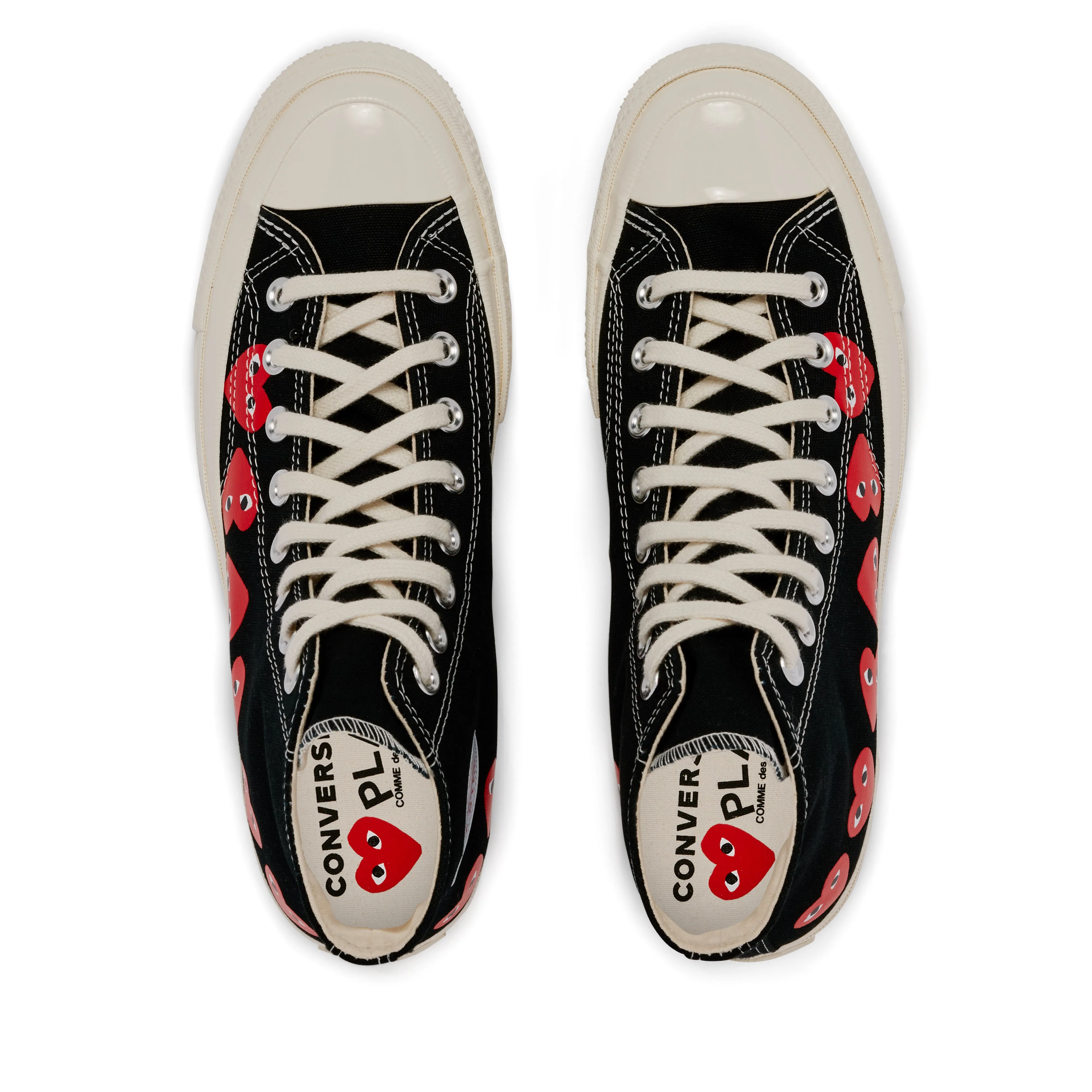 Play Converse  Multi Red Heart Chuck Taylor All Star '70 High Sneakers Black 