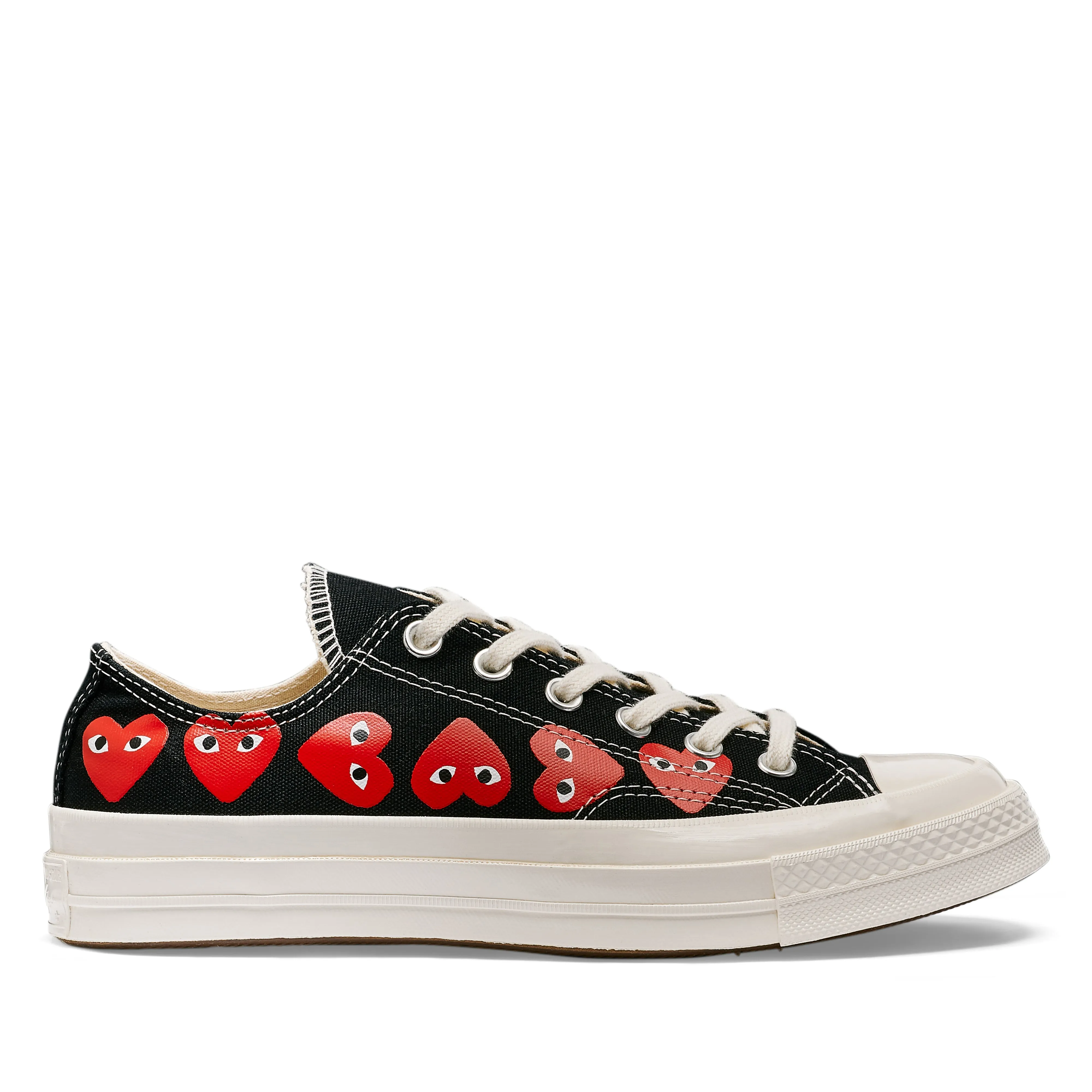 Play Converse  Multi Red Heart Chuck Taylor All Star '70 Low Sneakers Black 