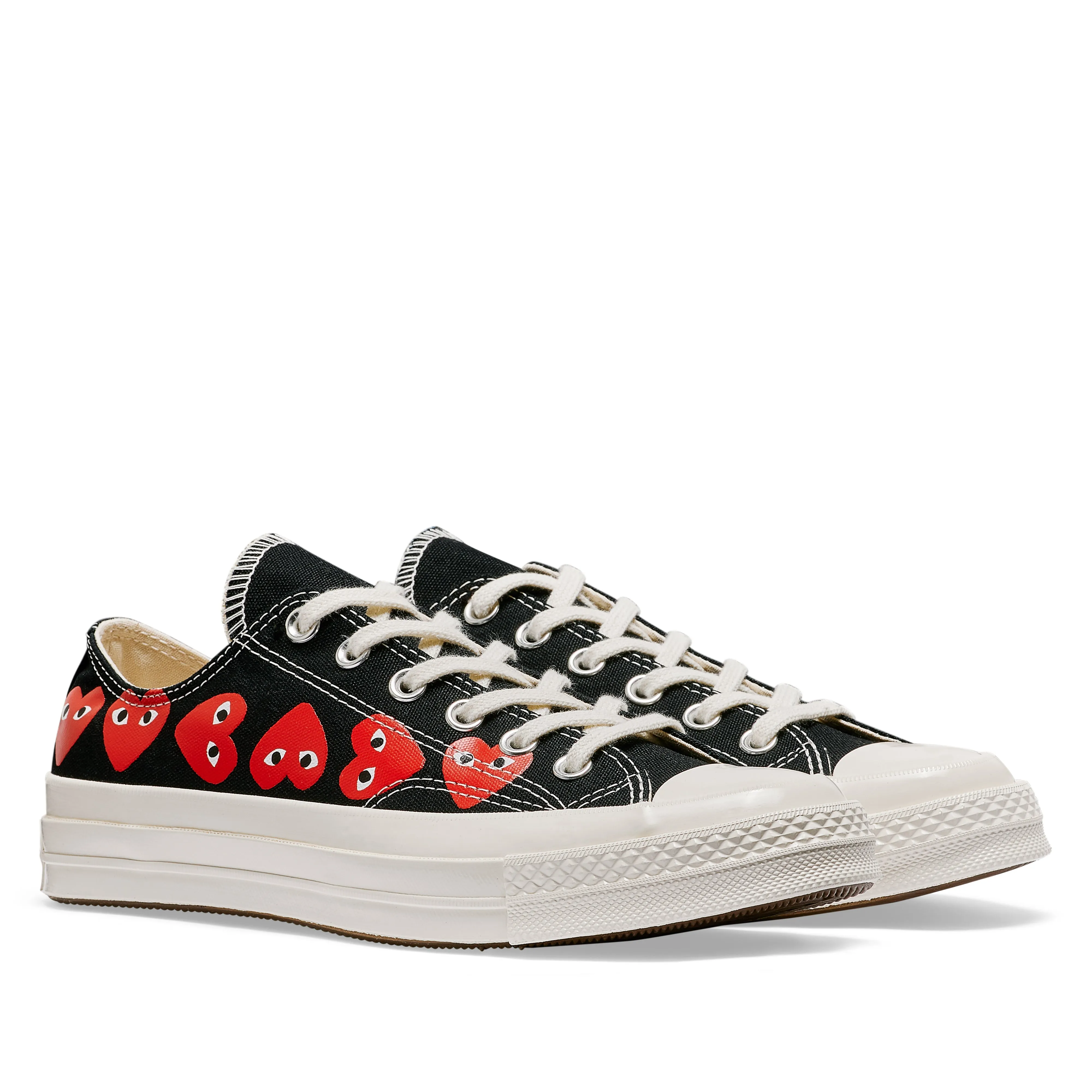 Play Converse  Multi Red Heart Chuck Taylor All Star '70 Low Sneakers Black 