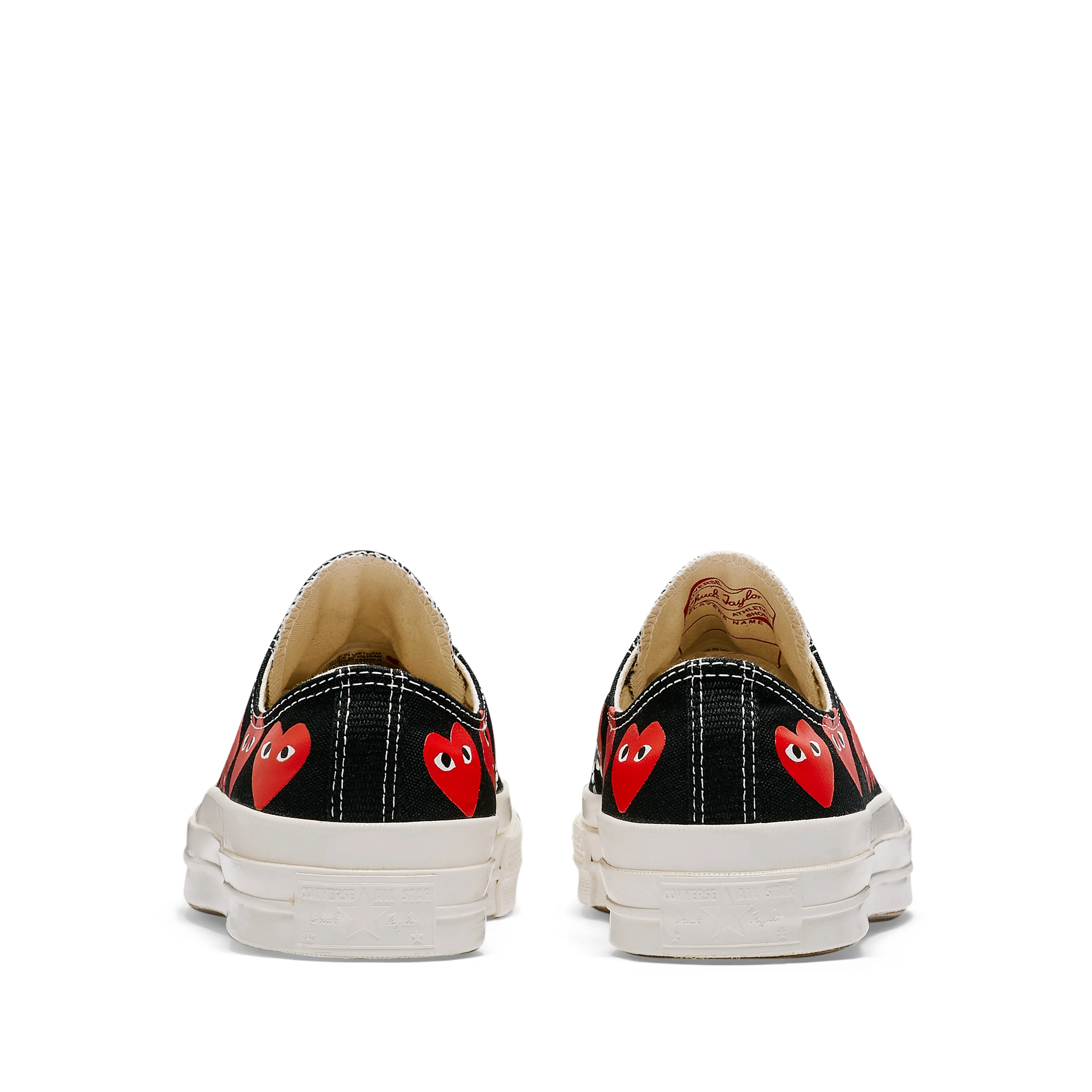 Play Converse  Multi Red Heart Chuck Taylor All Star '70 Low Sneakers Black 