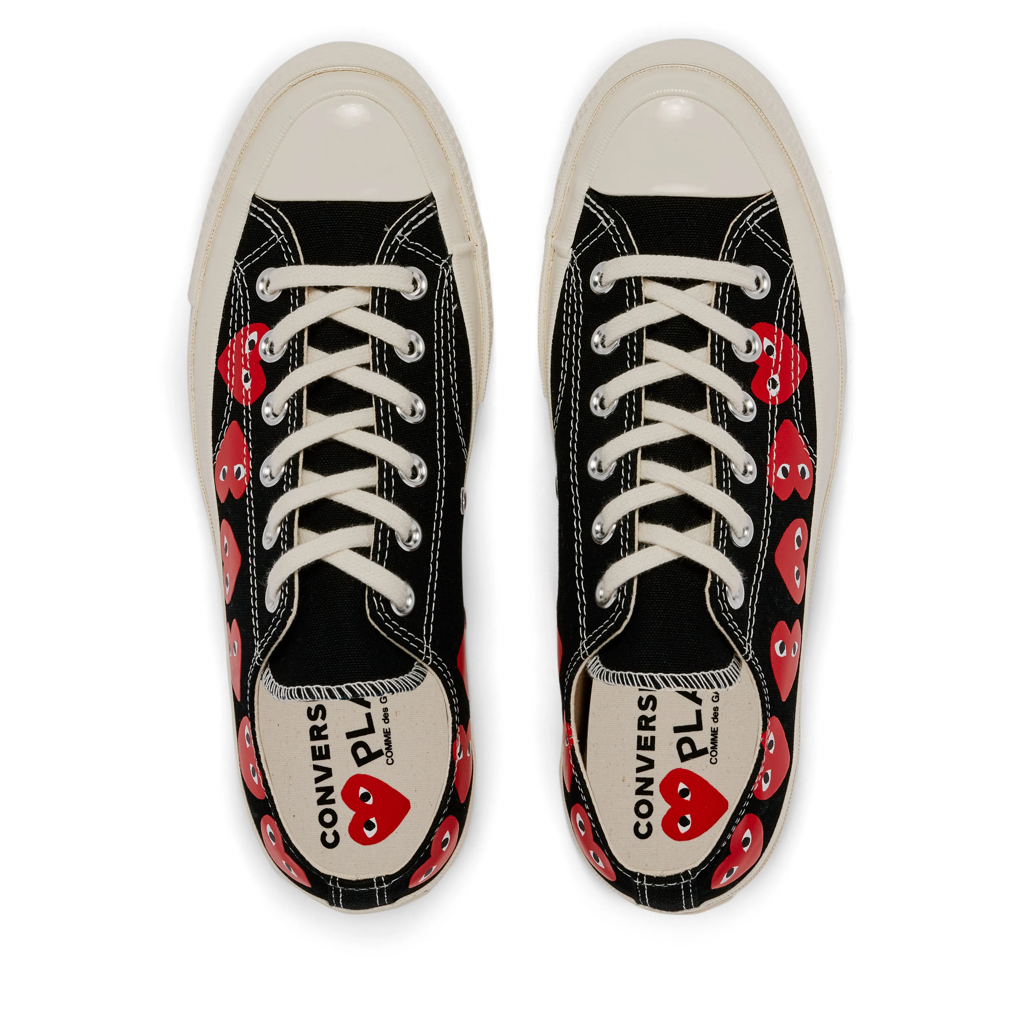 Play Converse  Multi Red Heart Chuck Taylor All Star '70 Low Sneakers Black 