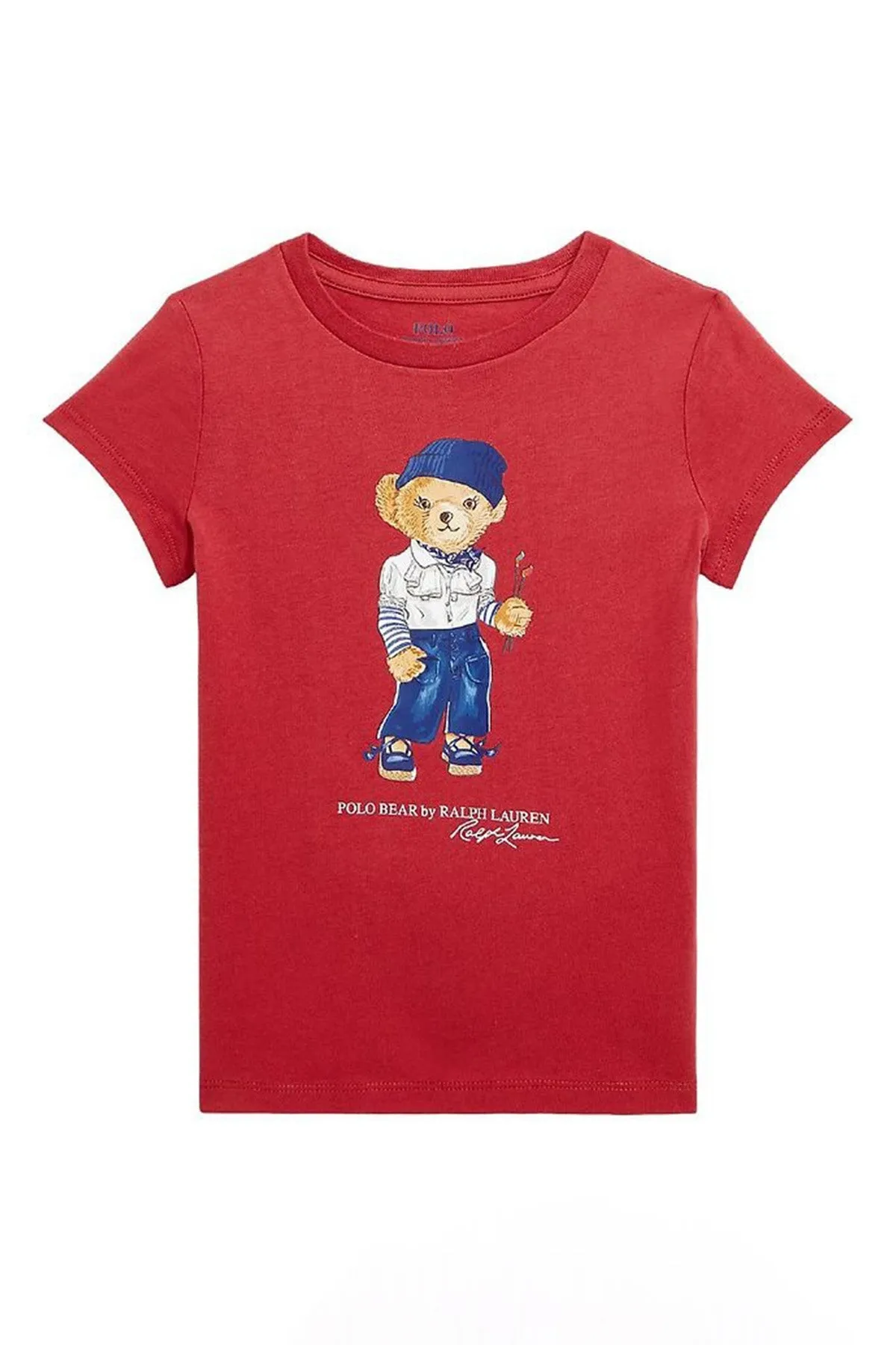 Polo Ralph Lauren Kids 5-6 Ya Kz ocuk Polo Bear T-shirt