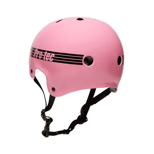 Pro Tec Helmet Old School Certified Gloss Pink Size XL