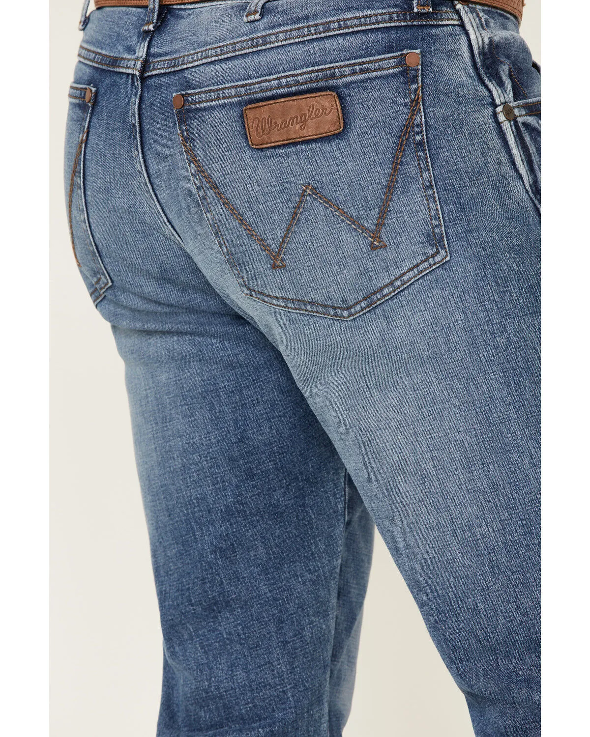 Product Name:  Wrangler Retro Men's Payson Light Wash Stretch Slim Straight Jeans