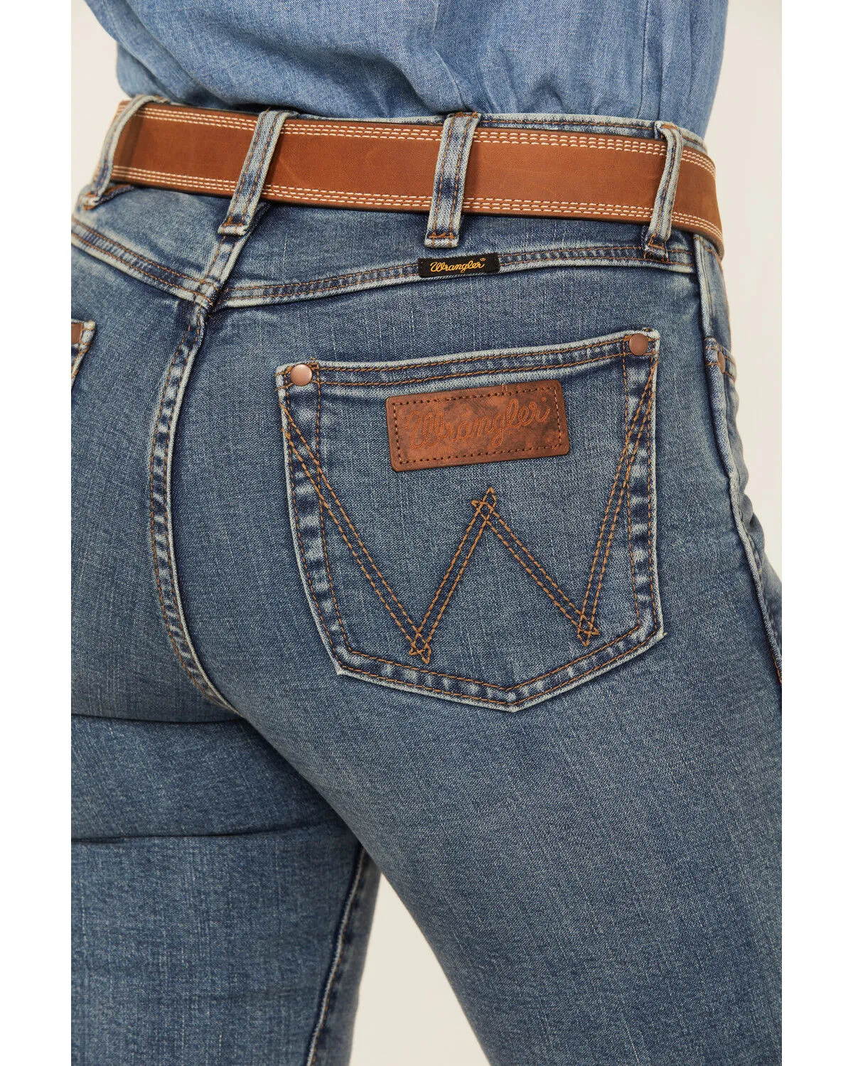 Product Name:  Wrangler Retro Women's Medium Wash High Rise Stretch Trouser Jeans