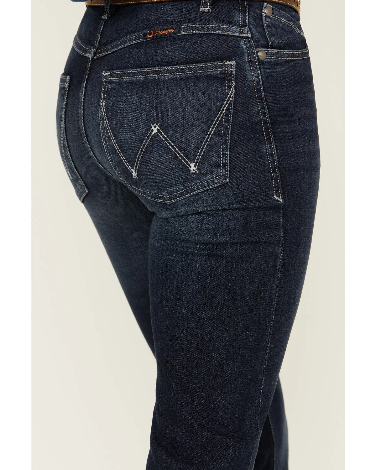 Product Name:  Wrangler Women's Willow Dark Wash Mid Rise Ultimate Riding Trouser Jeans