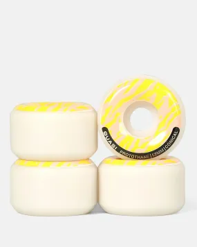 Quasi Skateboards Wheels - 52 mm P-Thane White | Men | Junkyard