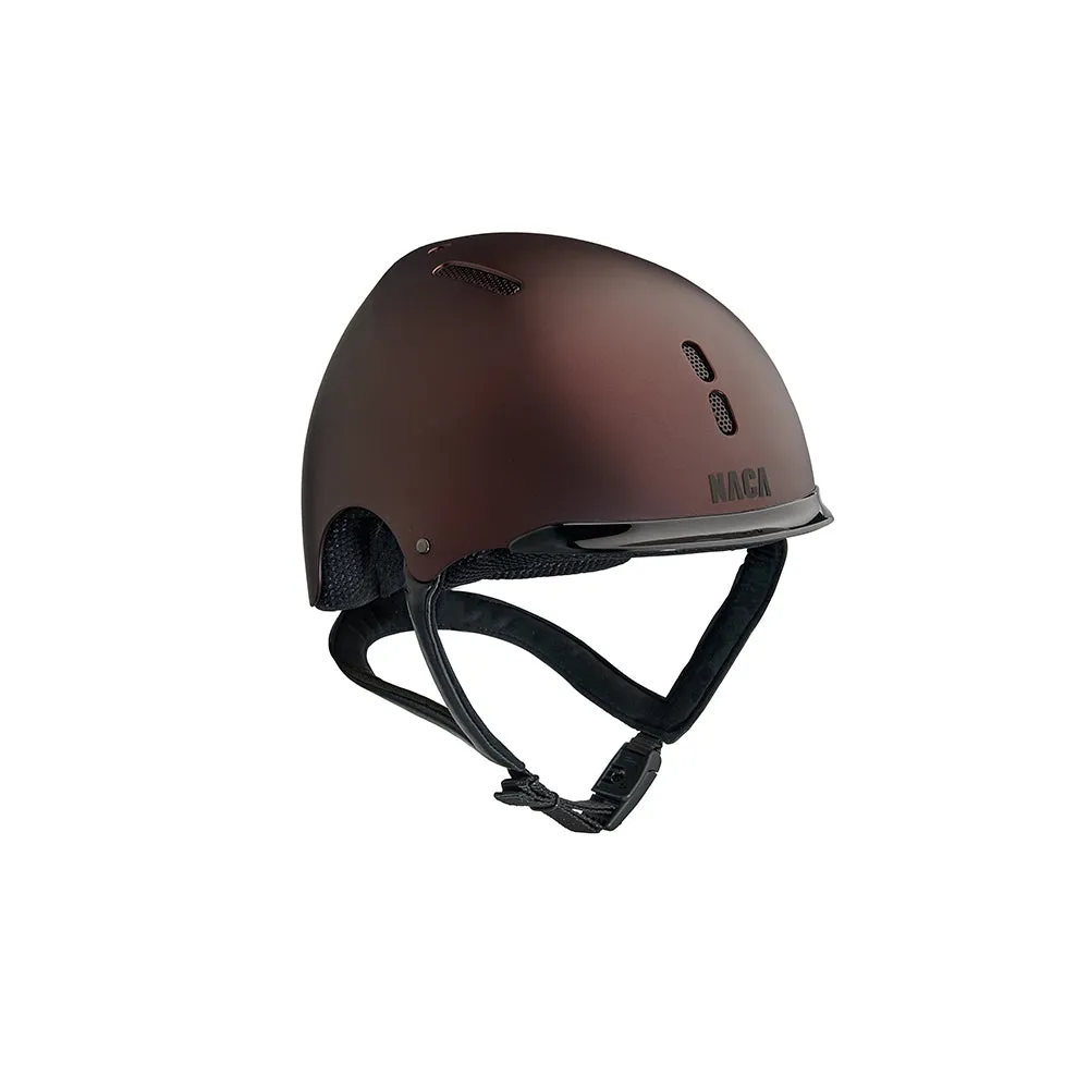 Riding Helmet Gravity S Matt with Small Matt Visor by Naca