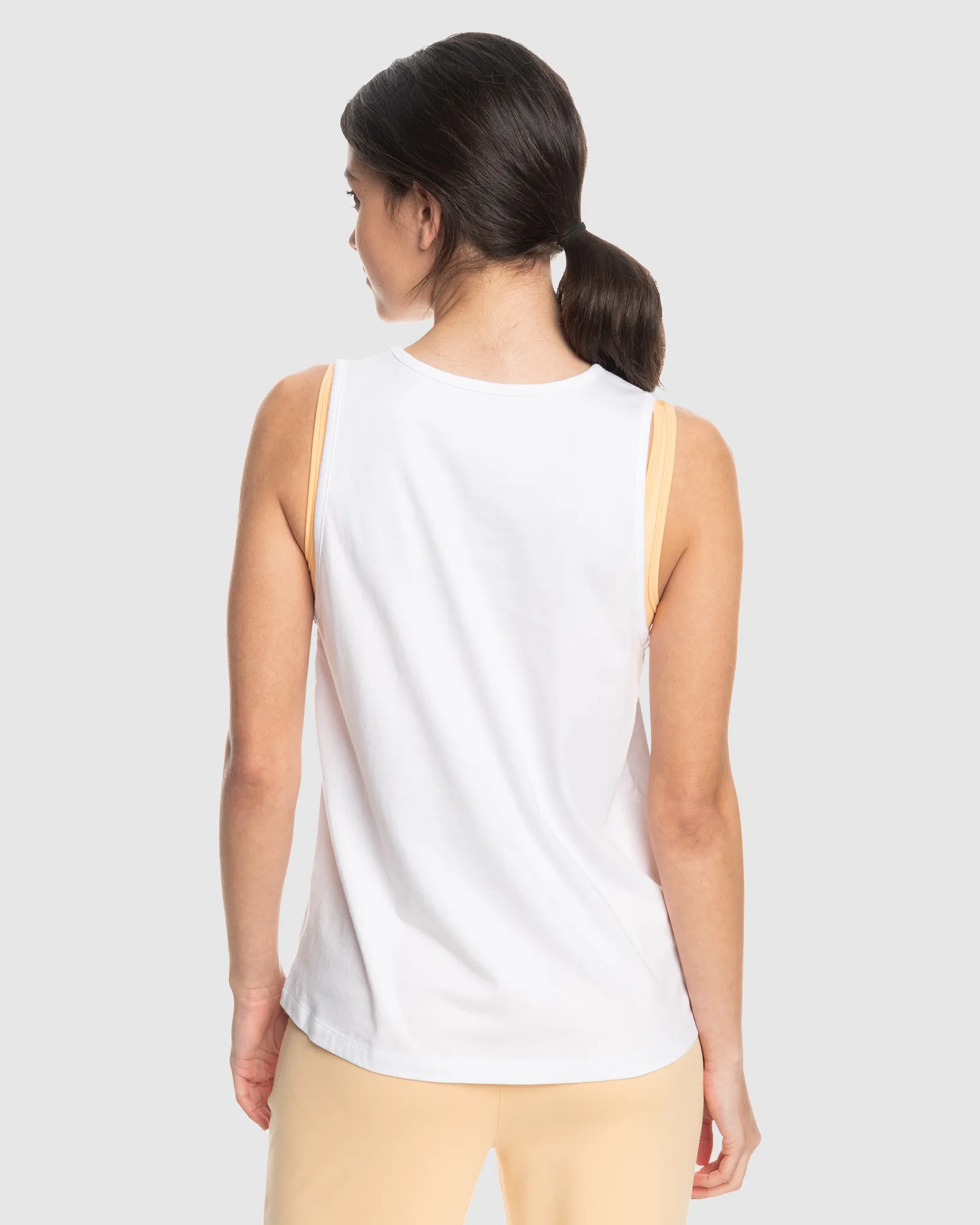 Roxy Essential Energy - Technical Vest Top For Women - Bright White | SurfStitch