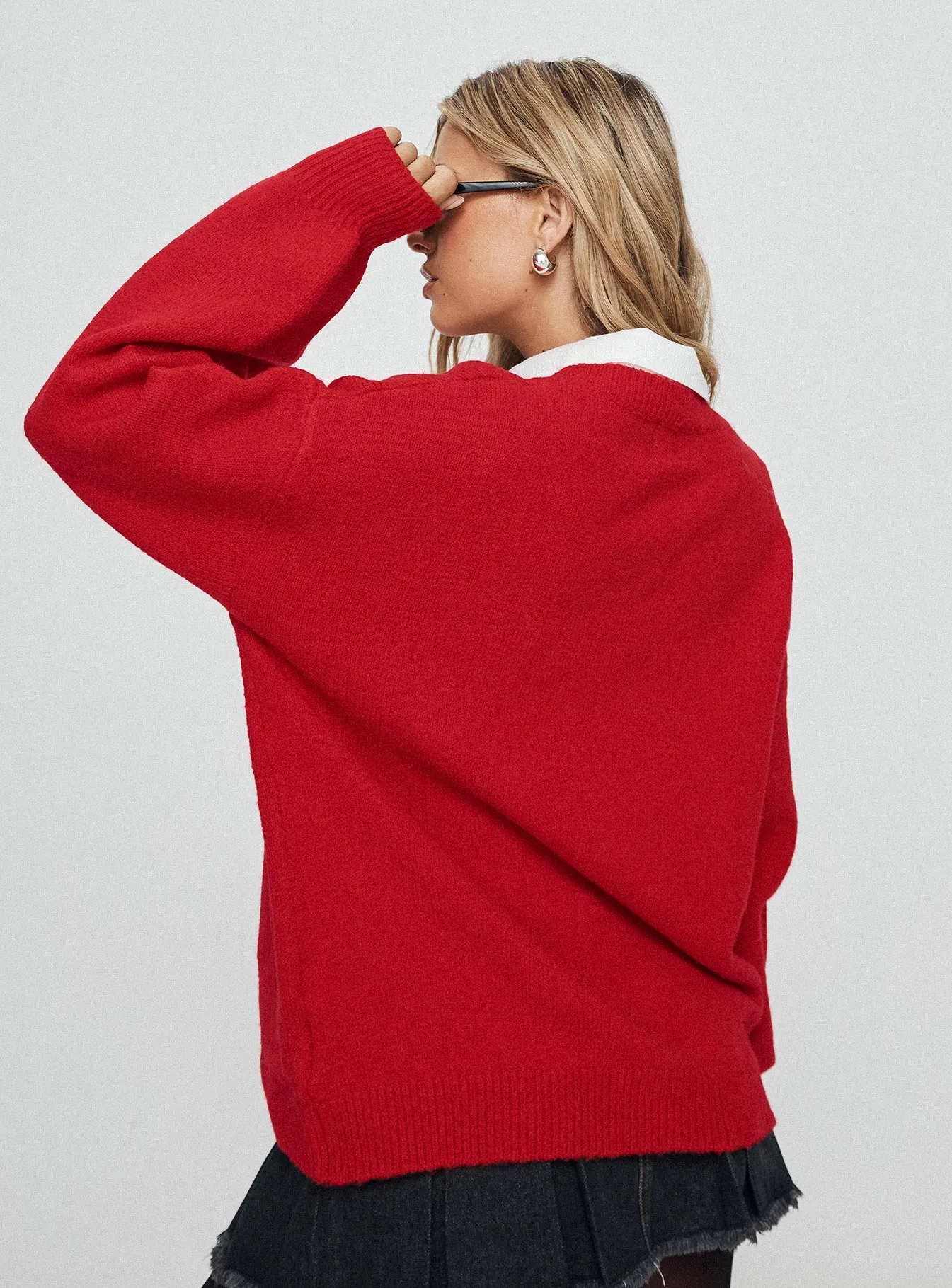 Ryanna Sweater Red