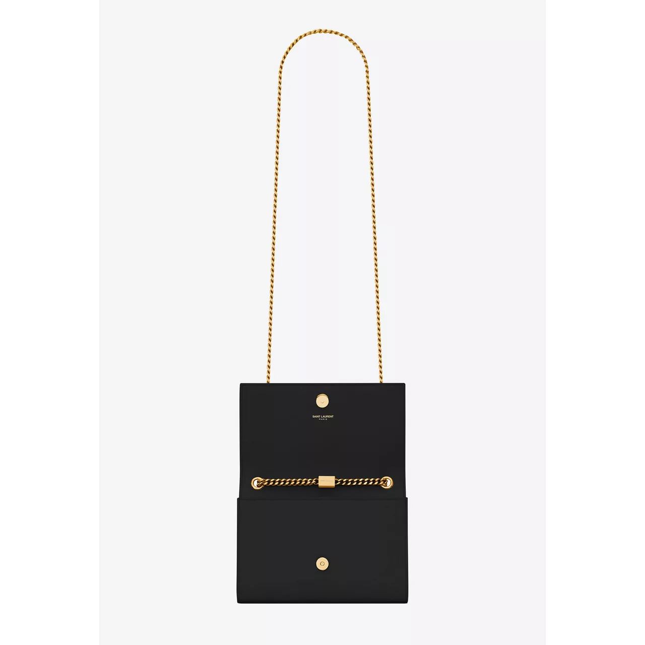 SAINT LAURENT Kate Small Leather Shoulder Bag - BLACK