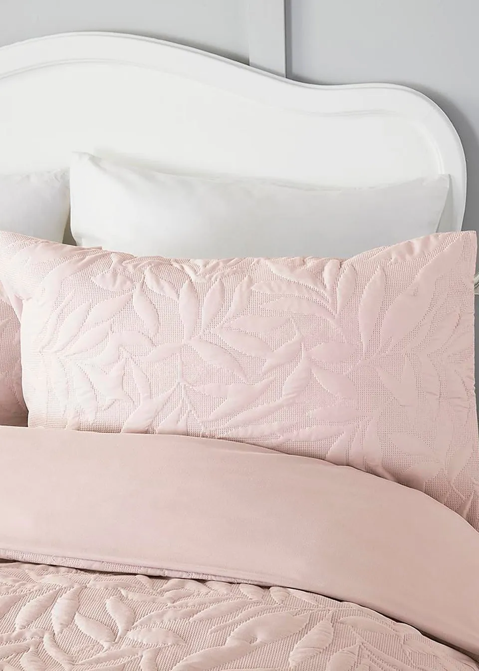 Serene Luana Soft Touch Pink Duvet Cover Set