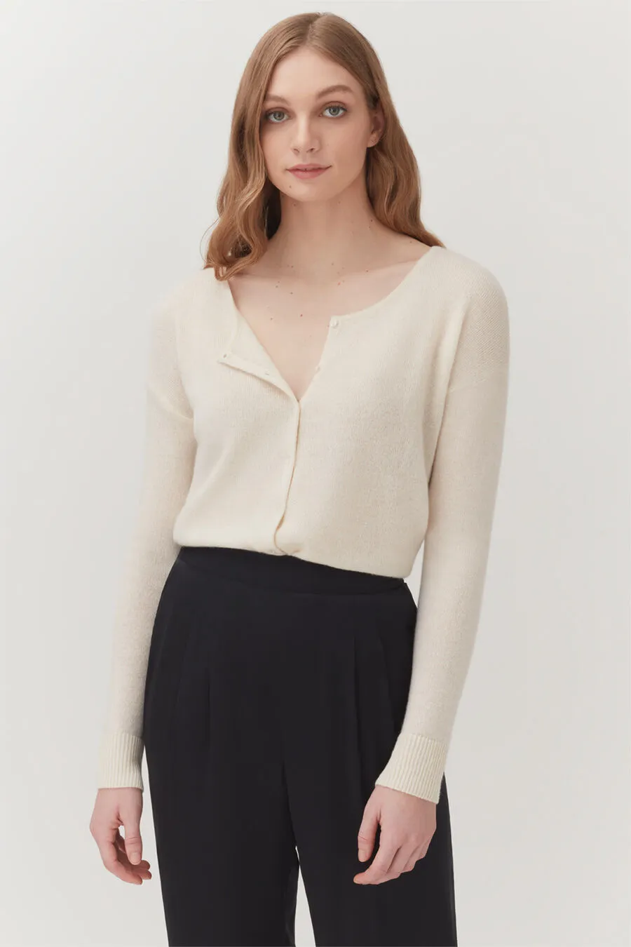 Single-Origin Cashmere Cardigan