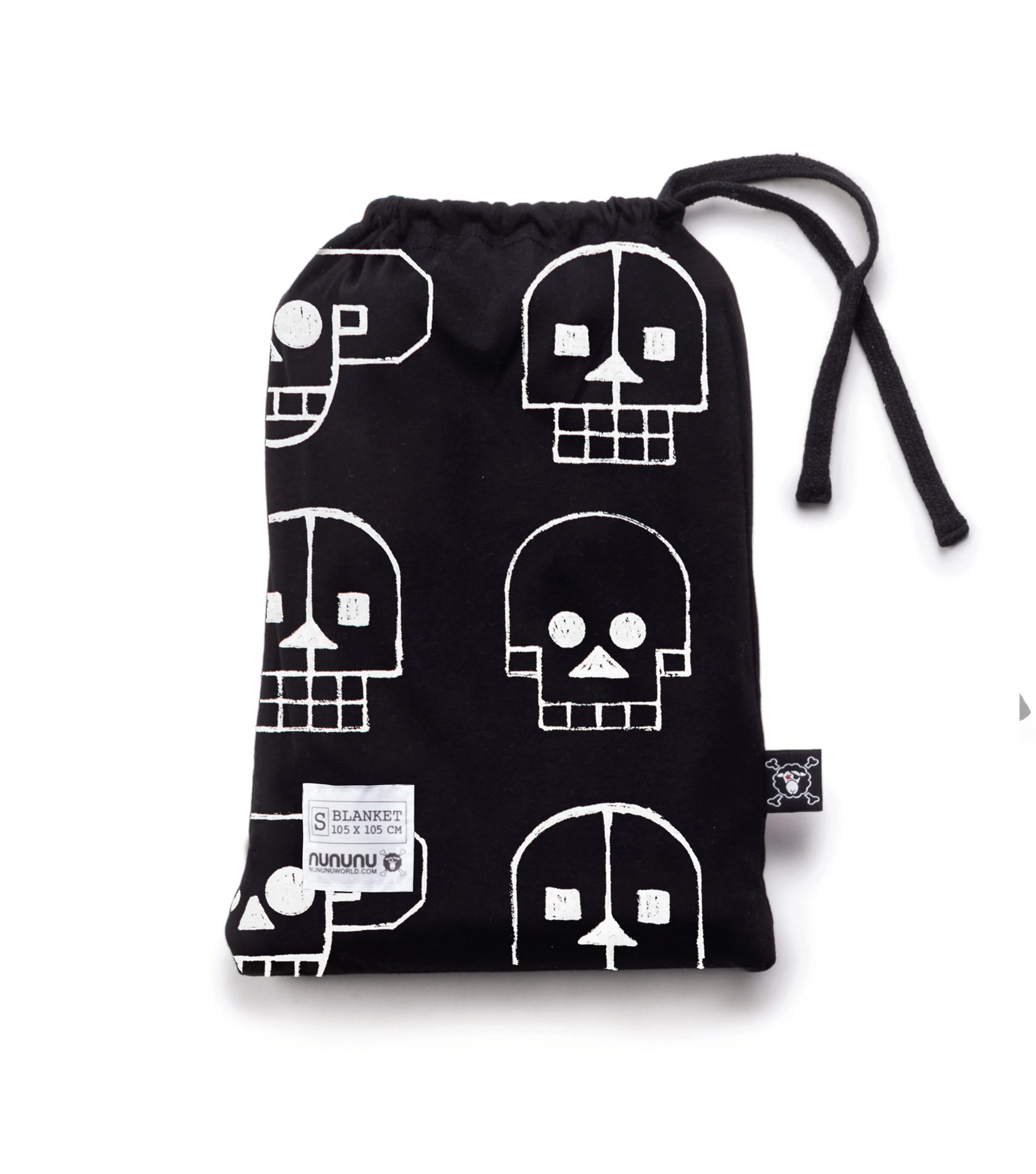 skull robot blanket