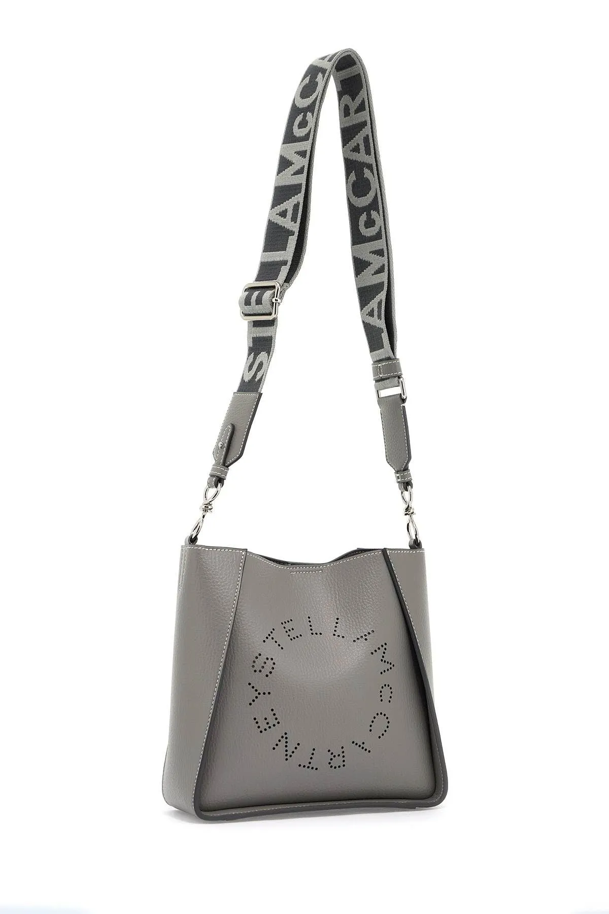 Stella McCartney    Stella Mc Cartney Grained Alter Mat Stella Logo Crossbody Bag