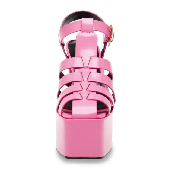 Steve Madden Vocanic Pink Box PU Sandals