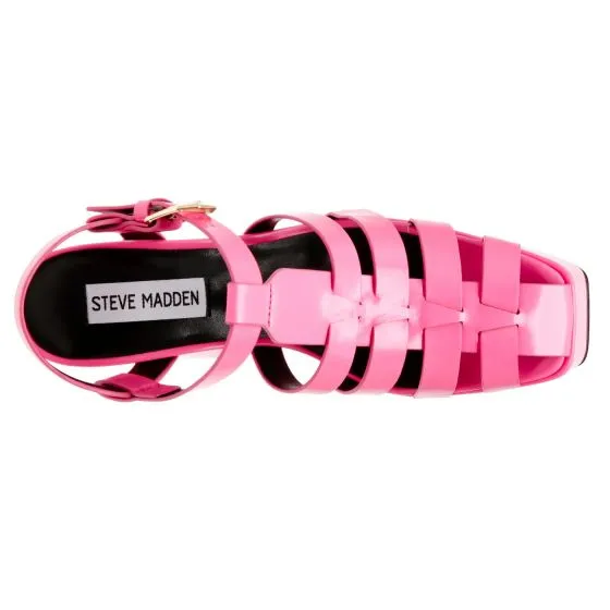 Steve Madden Vocanic Pink Box PU Sandals