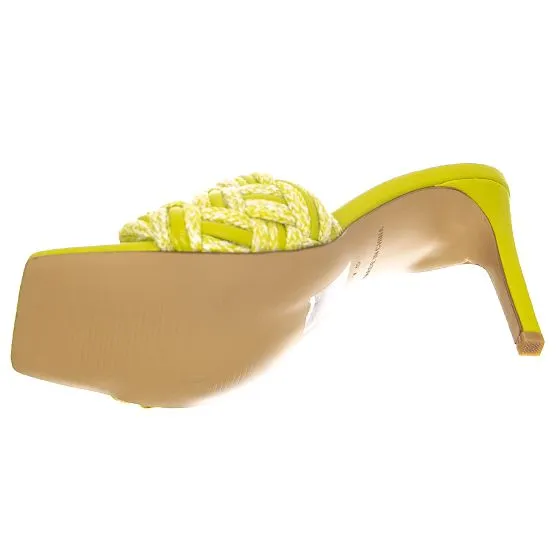 Steve Madden Womens Espresso Citron Mule Sandals