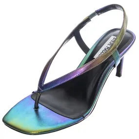 Steve Madden Zazzy Blue Iridescent Multicolore Sandals