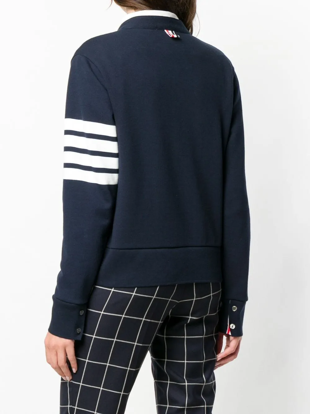 Thom Browne 4bar Cotton Cardigan