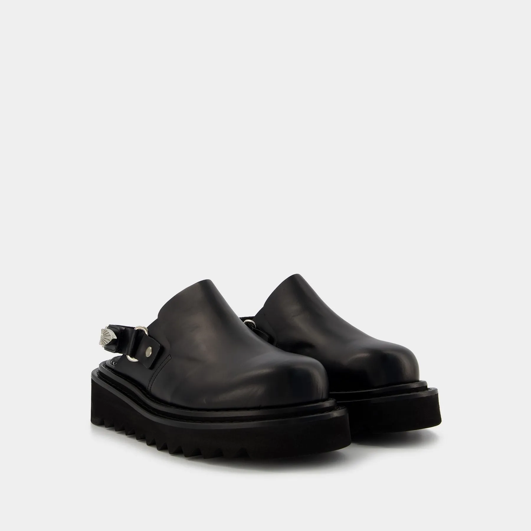 Toga Pulla  Aj1239 Mules - Toga Pulla - Black - Leather