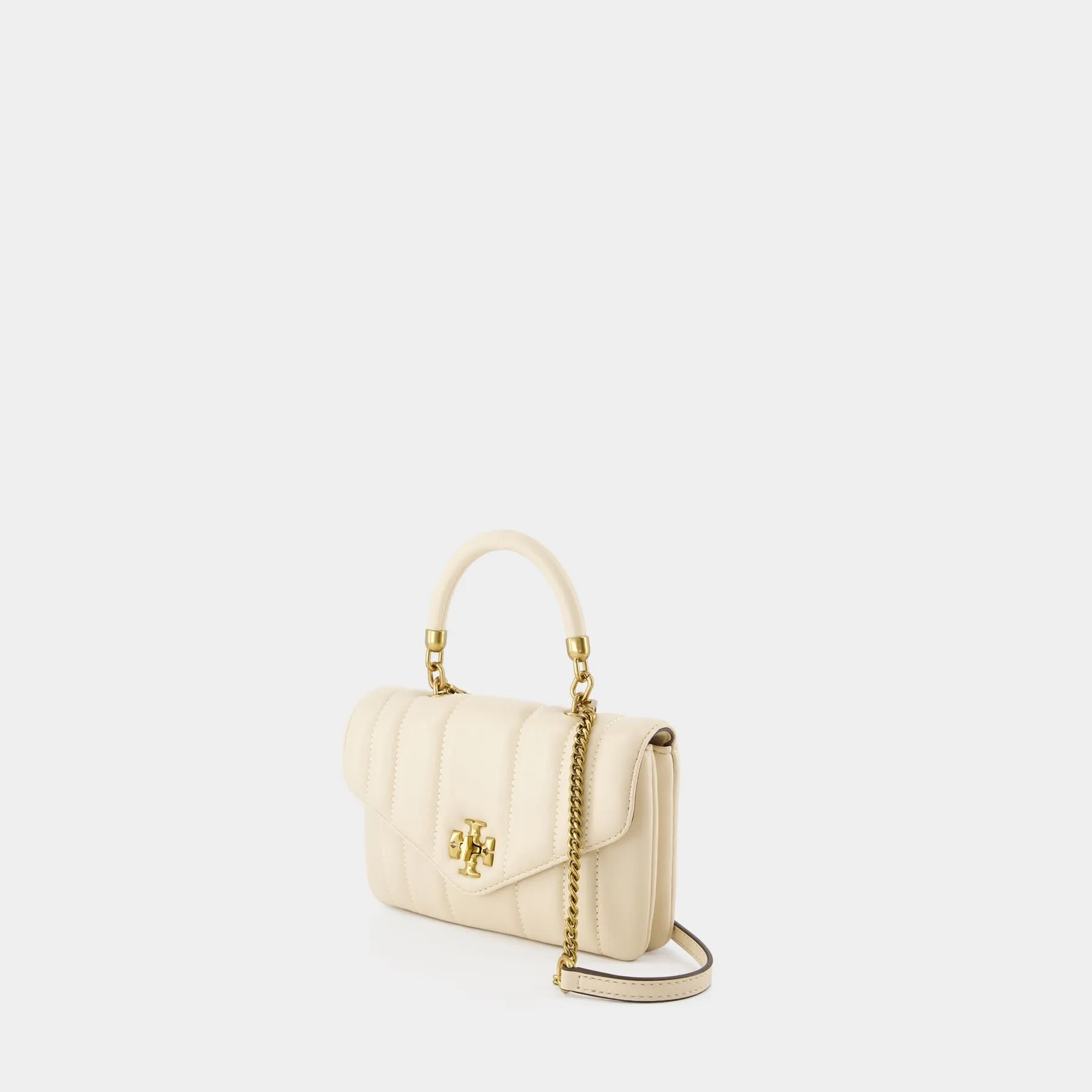 Tory Burch  Kira Crossbody Bag - Tory Burch - Leather - Beige