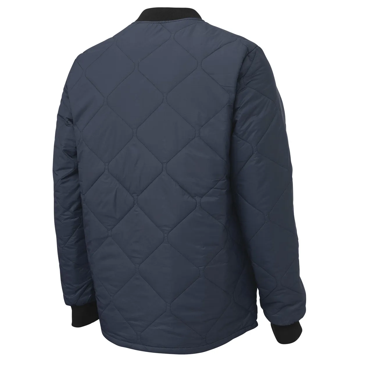 Tough Duck Black Freezer Jacket with Quilted Insulated Lining WJ16