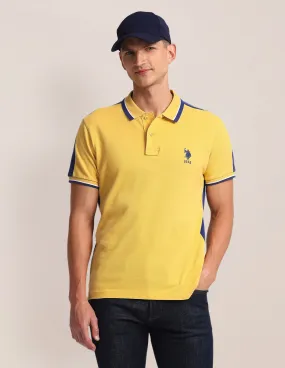 U.S. Polo Assn. Colour Blocked Slim Fit Polo Shirt