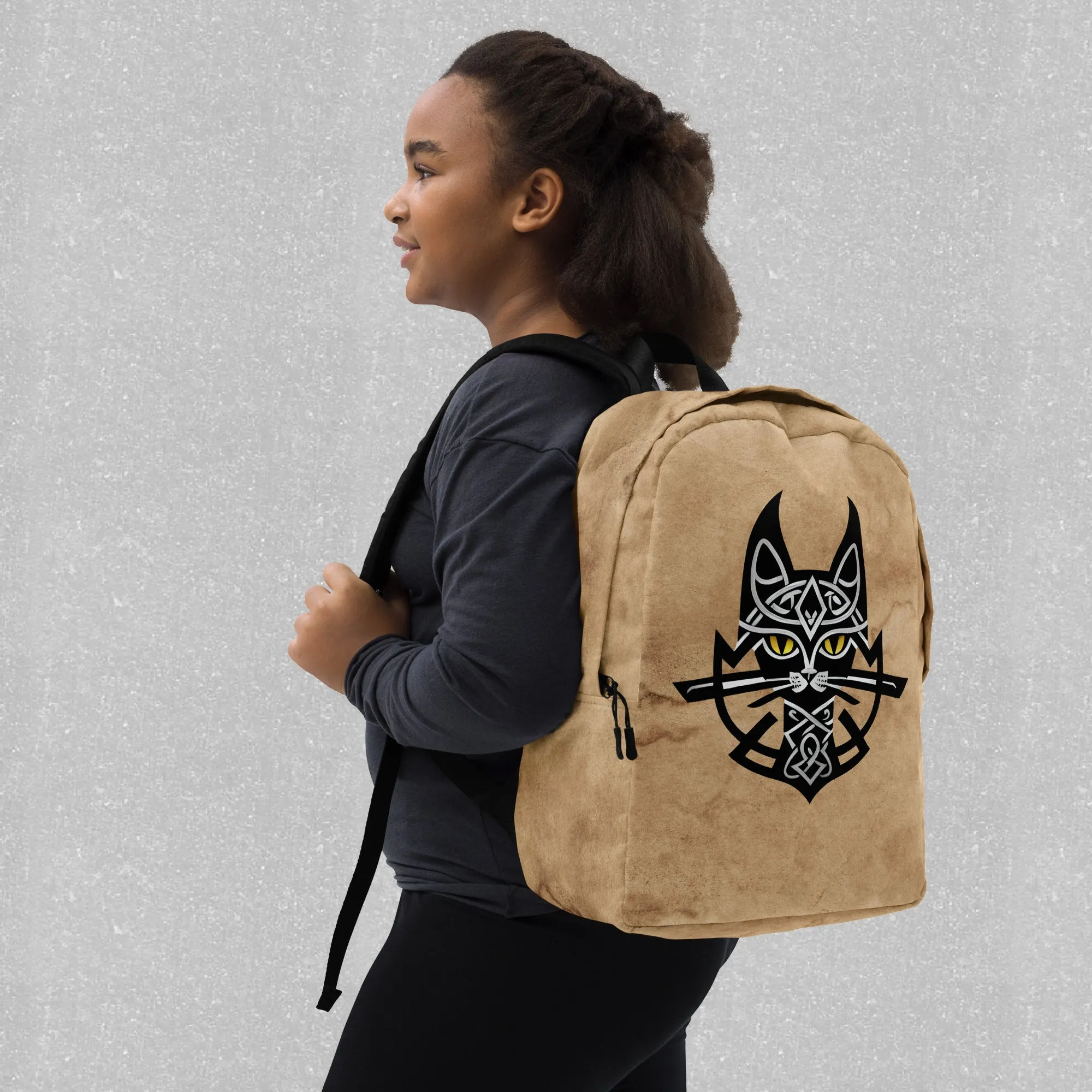 Viking Cat Minimalist Backpack