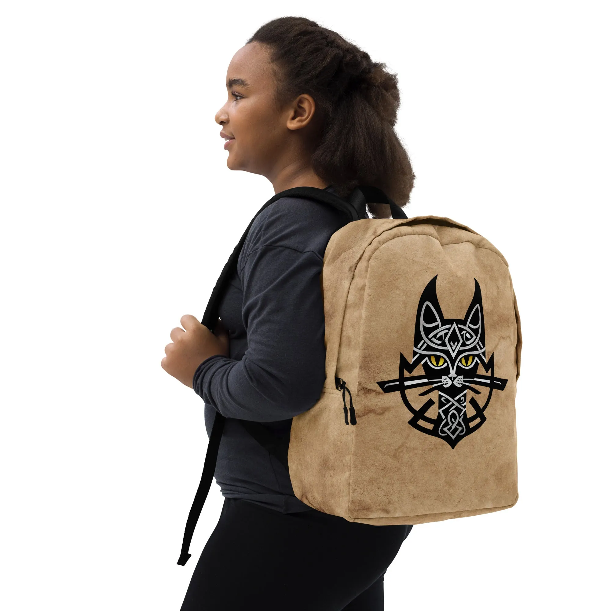 Viking Cat Minimalist Backpack