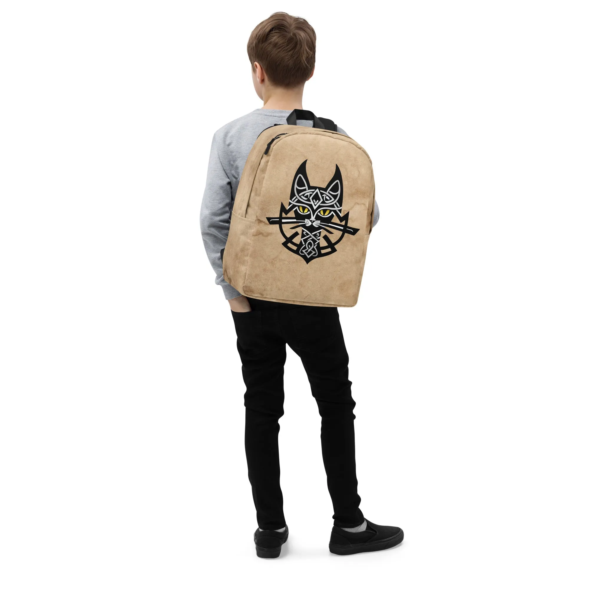 Viking Cat Minimalist Backpack